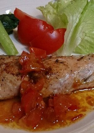 生鮭のムニエル*レモンバター醤油ソース-レシピのメイン写真