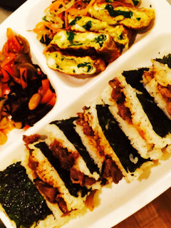 焼き肉のごはん巻き◎簡単!-レシピのメイン写真