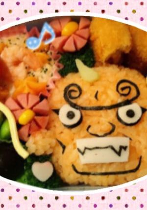 園児キャラ弁 ブリー隊長 妖怪ウォッチ-レシピのメイン写真