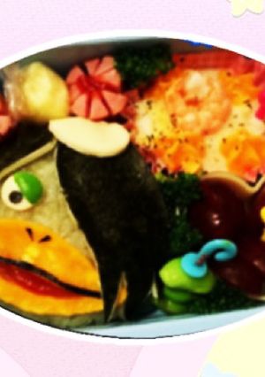 園児キャラ弁 河童 妖怪ウォッチ-レシピのメイン写真
