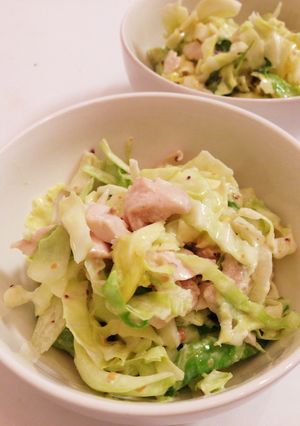セロリと蒸し鶏の粒マスタードサラダ-レシピのメイン写真