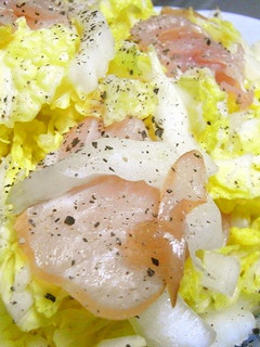白菜と生ハムのササッとサラダ-レシピのメイン写真
