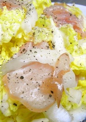 白菜と生ハムのササッとサラダ-レシピのメイン写真