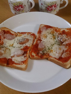 ピザトースト-レシピのメイン写真