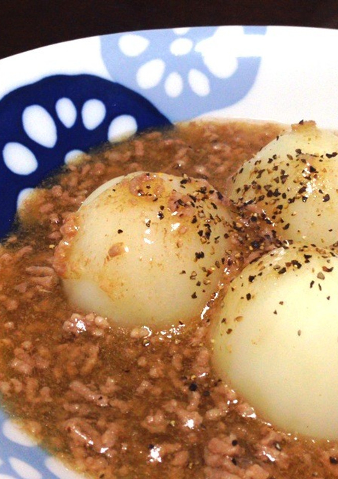 カブのとろうまひき肉あんかけ-レシピのメイン写真