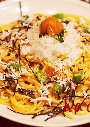 梅しらすの和風おろしパスタ-レシピのメイン写真