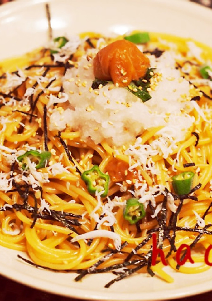 梅しらすの和風おろしパスタ-レシピのメイン写真