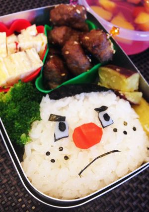 キャラ弁 妖怪ウオッチおにぎり侍!-レシピのメイン写真