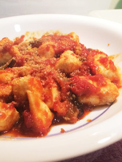 【簡単】鶏ササミとナスのトマト煮-レシピのメイン写真