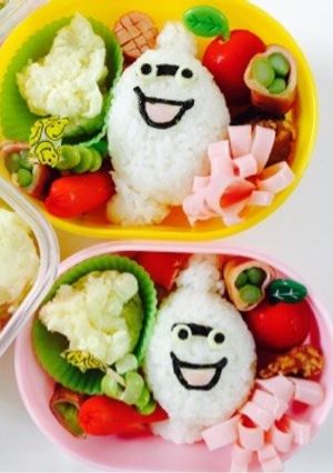 妖怪ウォッチ ウィスパー キャラ弁-レシピのメイン写真
