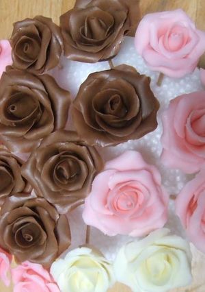 プラチョコ薔薇 バレンタイン-レシピのメイン写真