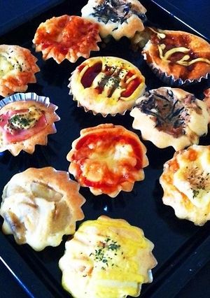 パンケーキmixでお惣菜パン各種♥︎-レシピのメイン写真