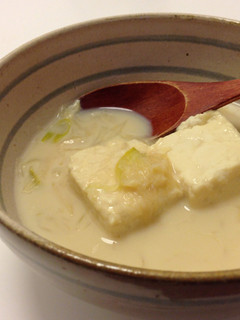 豆乳トロトロ湯豆腐-レシピのメイン写真