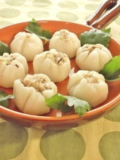 焼き小龍包風!?米粉でもちもち団子-レシピのメイン写真