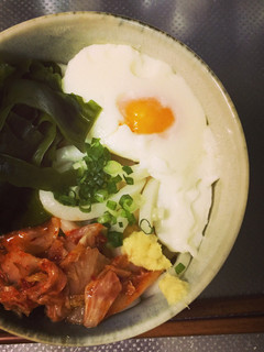簡単キムチぶっかけうどん-レシピのメイン写真