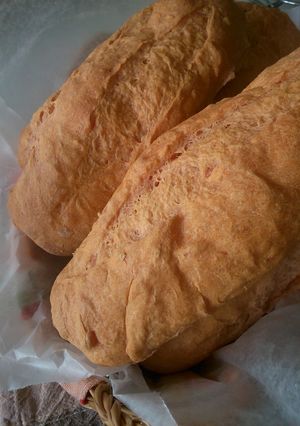 *ほんのりトマト色のソフトバゲット*-レシピのメイン写真