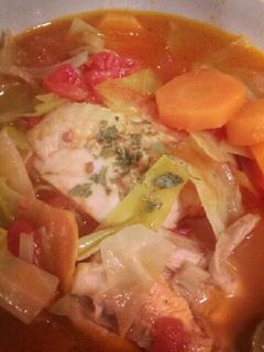 食べる♪チキンと野菜のトマトスープ-レシピのメイン写真