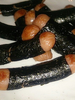 朝食に!お弁当に!海苔ウインナー♪-レシピのメイン写真