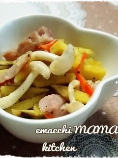 *お弁当に♪さつまいもベーコン炒め*-レシピのメイン写真