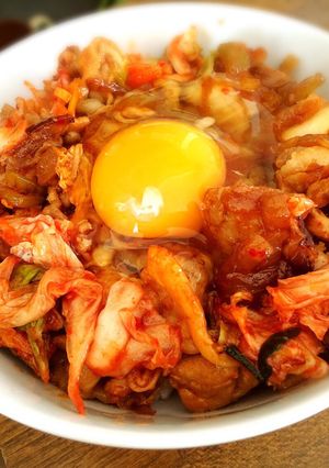 豚キムチ丼-レシピのメイン写真