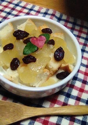 りんごとレーズンのココットカマン-レシピのメイン写真