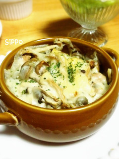 ダイエット♡たっぷりキノコのお麸グラタン-レシピのメイン写真