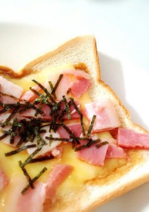 ワサビ風味*＊ベーコンチーズトースト＊*-レシピのメイン写真