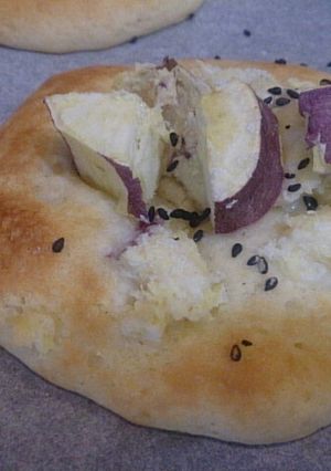 簡単朝食 焼きたてサツマイモパン-レシピのメイン写真