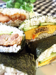★冷凍食品の残りでおにぎらず★-レシピのメイン写真