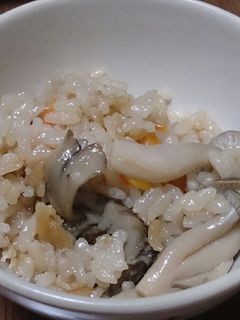 祖母の味*きのこの炊き込みご飯-レシピのメイン写真