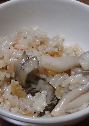 祖母の味＊きのこの炊き込みご飯-レシピのメイン写真