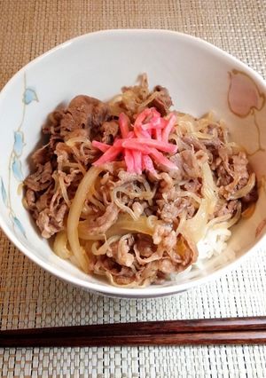 牛丼-レシピのメイン写真