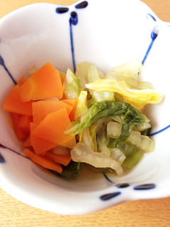 【幼児食】白菜とニンジンの煮物-レシピのメイン写真
