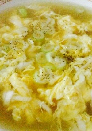 簡単５分で♡ふわとろ和風コンソメスープ♪-レシピのメイン写真