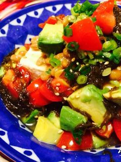 納豆もずく お豆腐の納豆もずくかけ😻 by Kukku 【クックパッド】 簡単おいしい