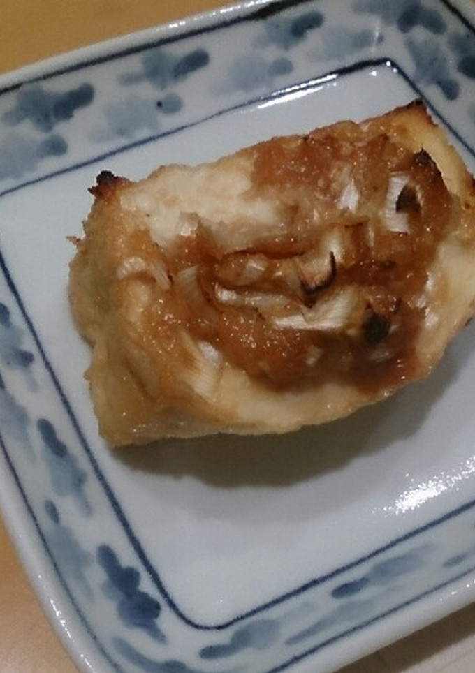 ♪厚揚げのネギ甘味噌挟み焼き-レシピのメイン写真