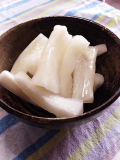 材料3つ!手順3つ!簡単♡大根の甘酢漬け-レシピのメイン写真