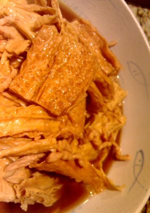中華 腐竹の煮物 (湯葉の煮物)-レシピのメイン写真