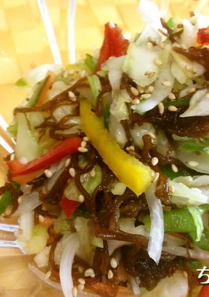 残り野菜でもずく入りもりもり浅漬け-レシピのメイン写真