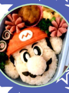 園児キャラ弁【マリオ】-レシピのメイン写真