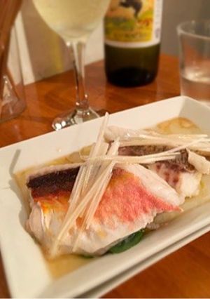 真鯛（白身魚）のねぎ油中華蒸し-レシピのメイン写真