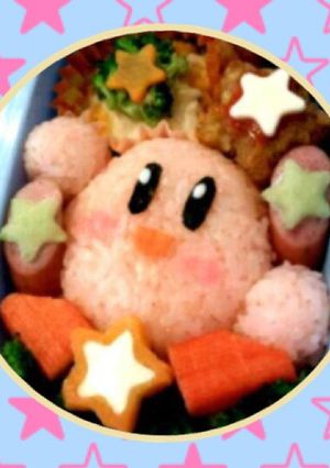 園児キャラ弁【カービィ】-レシピのメイン写真