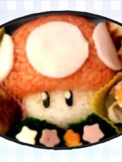 園児キャラ弁【キノコ】-レシピのメイン写真