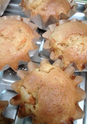 完熟柿のカップケーキ-レシピのメイン写真