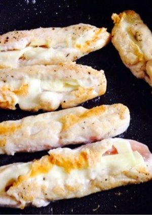 鶏ささみのチーズココナッツソテー-レシピのメイン写真