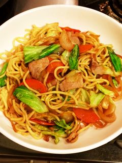 焼きそば♫塩胡椒.味覇のみ!簡単旨い◎-レシピのメイン写真