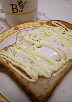 パズーの目玉焼きトースト-レシピのメイン写真