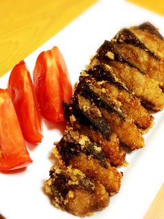 簡単♫お刺身をリメイク味しっかり竜田揚げ-レシピのメイン写真