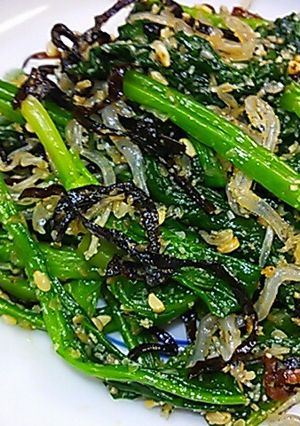 塩こんぶ入り◆ほうれん草ごま油和え-レシピのメイン写真