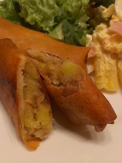 残りカレーでポテト春巻き♪-レシピのメイン写真